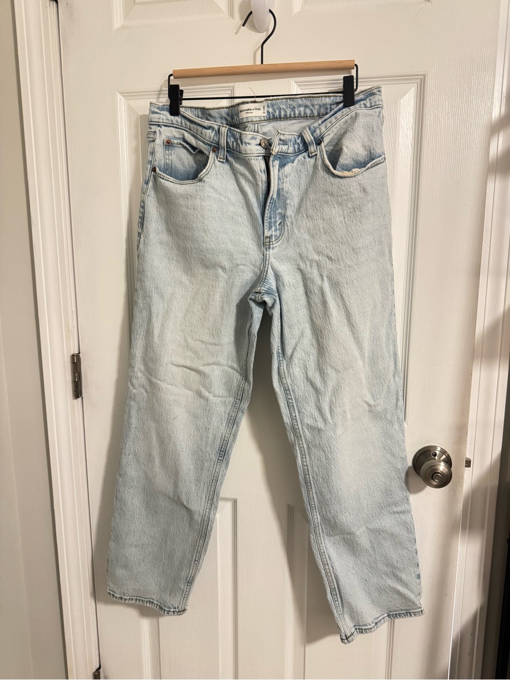 Abercrombie & Fitch Light Blue Boyfriend Jeans